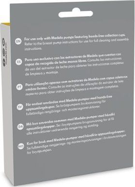 Kupa gjiri Medela Hands-free, 21mm, set 2 copë, transparente
