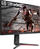 Monitor LG UltraGear 32GN650-B, 31.5 ", 2560 x 1440, 165 Hz, 60 W, i zi / i kuq