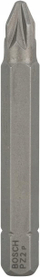 Bit kaçavide Bosch Extra Hard PZ2, 50mm, set 3 copë