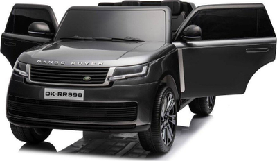 Makina elektrike për fëmijë Range Rover DK-RR998, 24V, panel MP4, gri argjendi