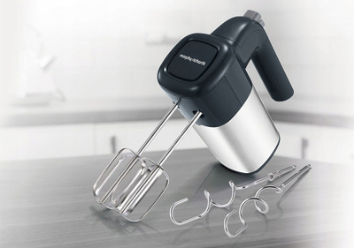 Рачен миксер Morphy Richards Total Control, 400W, 5 брзини, сив