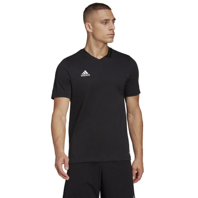 Bluzë sportive adidas Entrada 22 Tee M HC0448, pambuk, e zezë