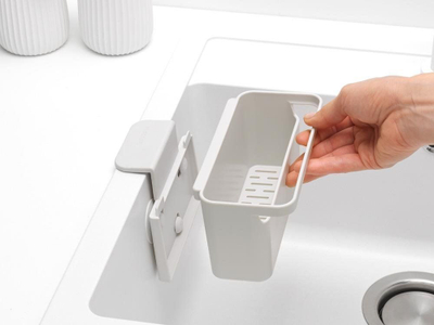 Организер за мијалник Brabantia Sink Organizer Sink Side 302480, пластика, светло сива