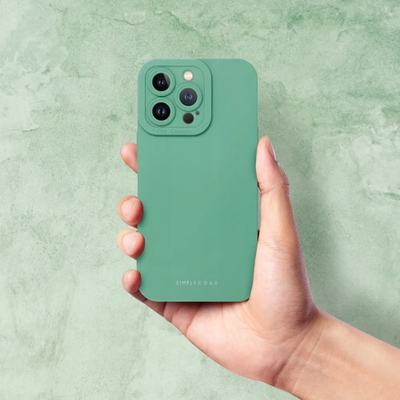 Mbrojtëse telefoni Roar Luna për Xiaomi Redmi 14C, silikon i butë, jeshile