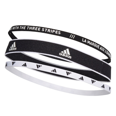 Set shirit flokësh Adidas GM4529, 3 copë, madhësi U, të zinj