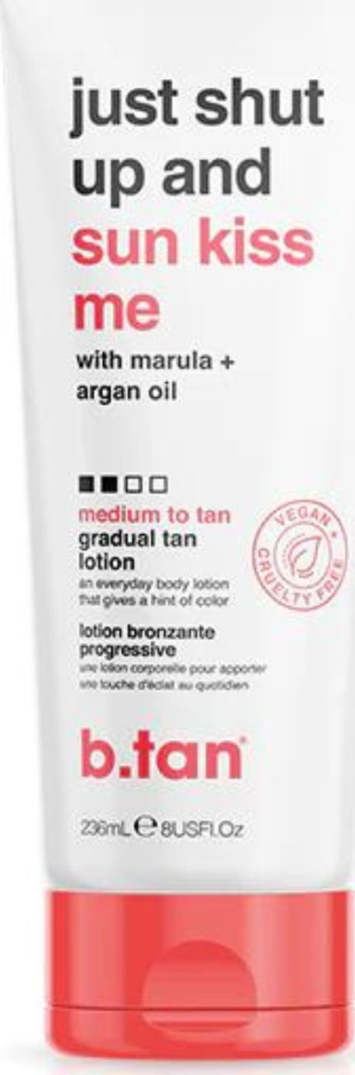 Locion autobronzues B.Tan Just Shut up and Sunkiss Me, gradual, 300ml