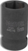Nasadë goditëse Partner 44516, 1/2", 16mm, gjashtëkëndëshe, e zezë