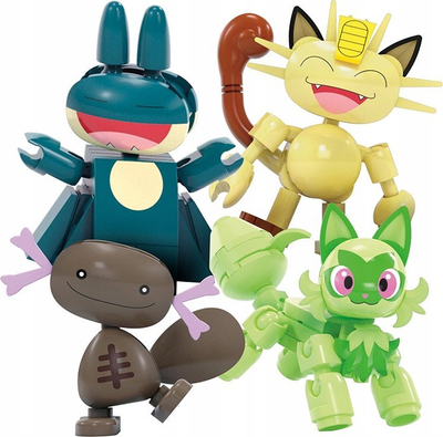 Set ndërtimi MEGA Pokémon Ferris Wheel Fun HXF80, 393 pjesë, 4 figura të lëvizshme, shumëngjyrësh