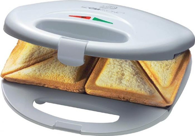 Sanduiçier Clatronic ST 3477, 750W, pllakë jo ngjitëse, e bardhë