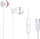 Kufje Aiwa ESTM-50USB, me mikrofon, USB-C, t'bardha
