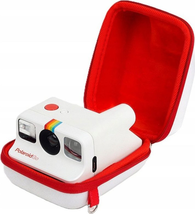 Çantë mbrojtëse Loveinstant për Polaroid Go, plastikë e fortë, e bardhë