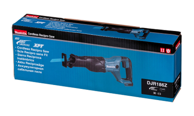Sharrë reciproke Makita DJR186Z, 18V LXT, vetëm trup, zi e kaltër