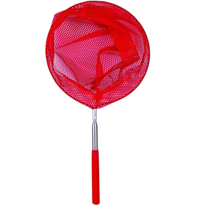 Rrjetë teleskopike për insekte Enero, palosëse, 37-85cm, e kuqe
