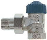 Термостатски вентил IMI Heimeier 224102.000, 1/2", аголен, син капак