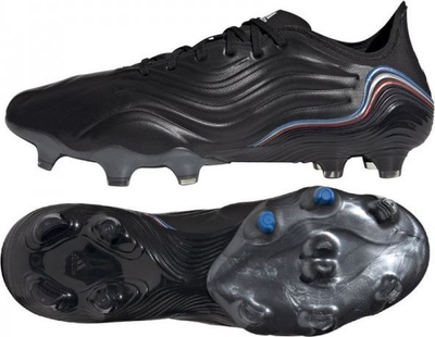 Këpucë futbolli Adidas Copa Sense.1 FG, lëkurë, terren i fortë, të zeza
