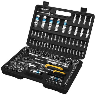 Set veglash Rockforce RF-41082+6L, 108+6 copa, 1/4" dhe 1/2", gjashtëkëndor