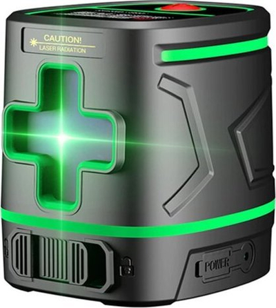 Nivel lazer kryq SNDWAY SW-331G, rreze jeshile, 15 m