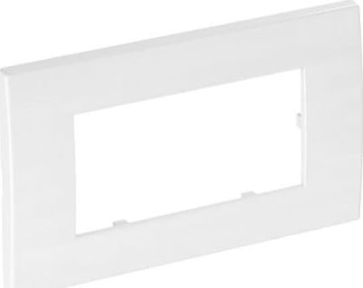 Kornizë mbuluese OBO 6119342, plastike, 140 x 84 mm, e bardhë