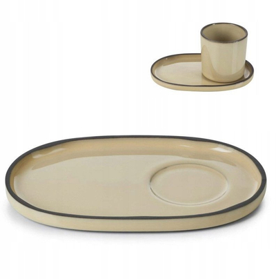 Pjatëz porcelani Revol Caractere Gourmet 4", Nutmeg, kafe e hapur