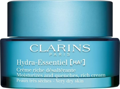 Krem fytyre Clarins Hydra Essentiel Moisturizing Rich Cream, 50ml, për lëkurë shumë të thatë