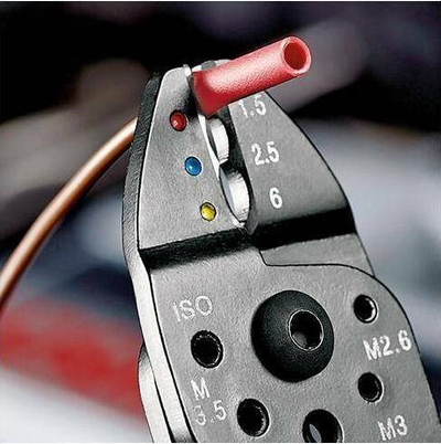 Këmbalidhëse për presim Knipex Crimping Pliers, 1.5-6mm², metal, me doreza ergonomike