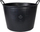 Флексибилна кофа Руби црна пластична када бр.3 Flextub, 20L, пластика, црна