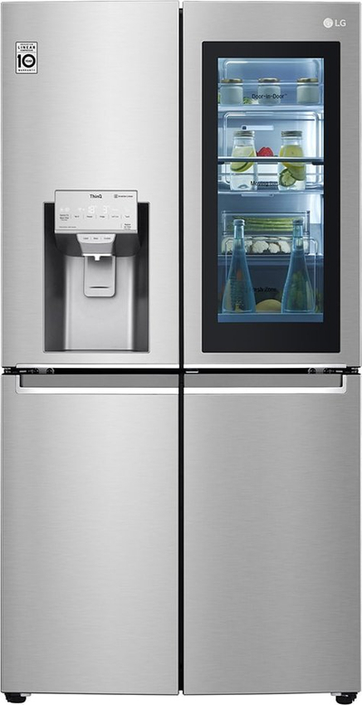 Frigorifer multi-door LG GMX945NS9F, 638L, shpërndarës uji dhe akulli, inox