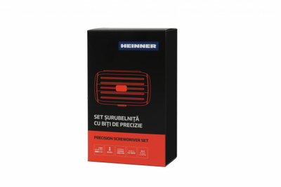 Set kaçavidash precize HR, 30 bita, dorezë ABS TPR, gri
