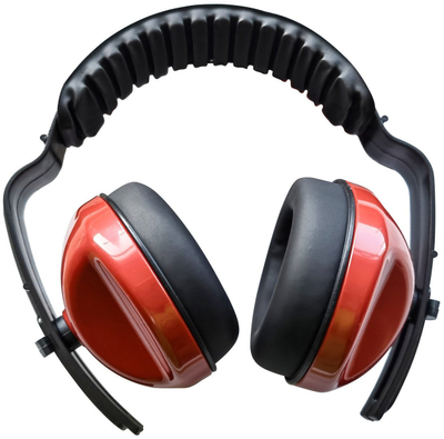 Mbrojtëse dëgjimi GreenCell EARMUFFS VG346 EY23-1, ergonomike, e zezë me të kuqe