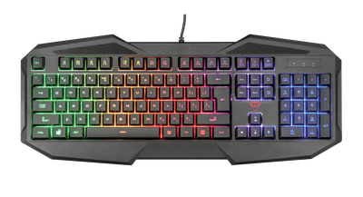 Tastierë gaming Trust Avonn GXT 830-RW, RGB, e zezë