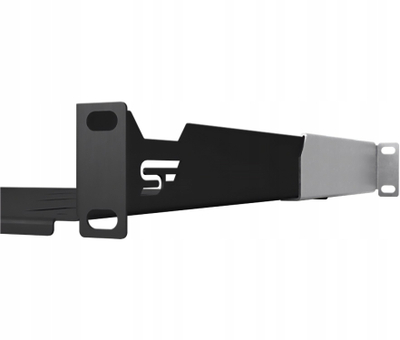 Raft RACK i rregullueshëm Stalflex S-Rsa19-1U-350B, 19", 1U, i zi