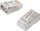 Fishe rrjeti RJ45 Spacetronik NC-RJ455FT-0, Cat 5e FTP, set 100 copë, transparente