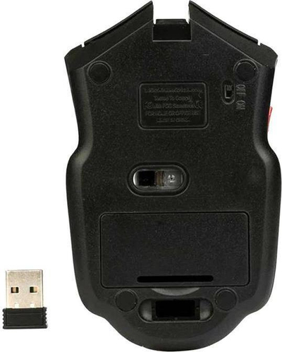 Maus gaming optik wireless, 1600 DPI, USB, argjendtë