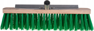 Kokë fshese Geko G65032, 40cm, fijë plastike për oborr, jeshile