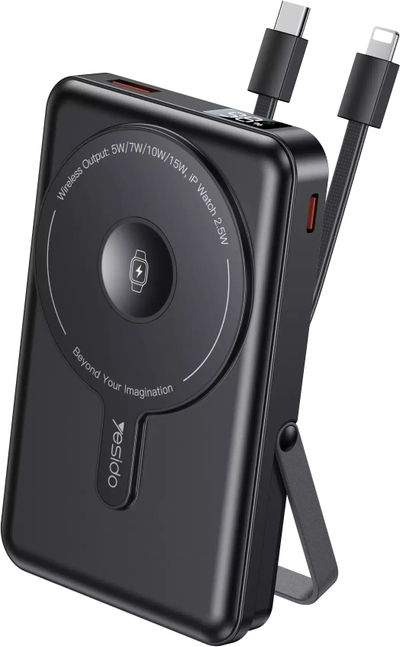 Powerbank Yesido YP72, 10000mAh, 22.5W, me karikim pa tela, i zi