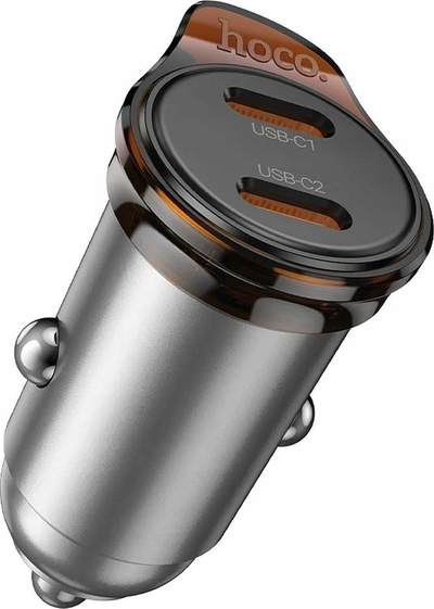 Karikues veture Hoco Z48, 2x USB C, 45W, i zi