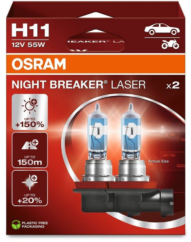 Llamba auto Osram Night Breaker Laser 64211NL 2HB H11, 12V, 55W