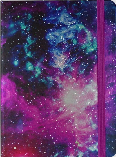 Fletore Peter Pauper Press Midi Galaxy, 160 faqe, kapak i fortë, shumëngjyrëshe