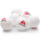 Toptha ping pongu Meteor 15028, set 6 copë, 40mm, të bardhë