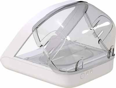 Kapak i pasmë SureFeed për Microchip Pet Feeder, pjesë zëvendësuese plastike, gri