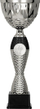 Kupë sportive Victoria Sport Metal, 28 cm, metal, argjendt me të zezë