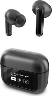 Kufje TWS Energy Sistem Display ANC Graphite, Bluetooth 5.4, 30 orë bateri, gri