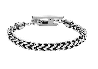 Byzylyk dore Diesel DX1540040, unisex, i argjendtë