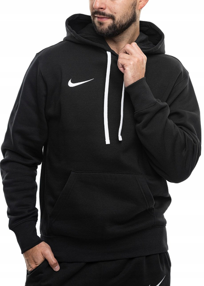 Bluzë me kapuç Nike Park 20 Fleece për burra, futboll, pambuk, e zezë, XL