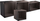 Kabinet rack muri EFB Elektronik WGB-1906TS.60, 6U, me derë xhami, ngjyrë e zezë