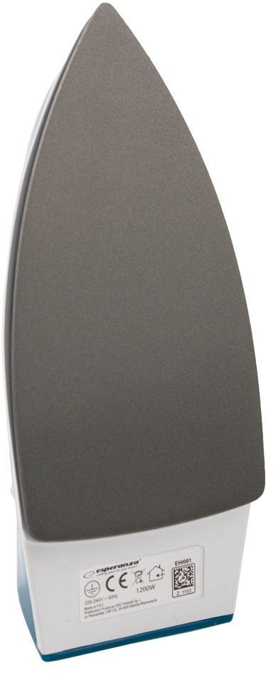 Hekur për hekurosje Esperanza, 1200 W, i kaltër