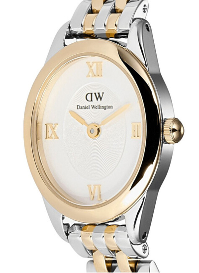 Orë dore për femra Daniel Wellington Ophelia Mini Two Tone Gold, e argjendtë/artë