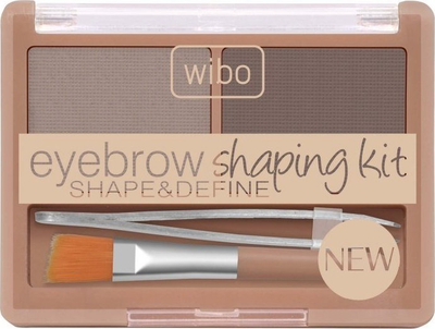 Сет за обликување на веѓи _Eyebrow Shaping Kit, Eyebrow Shadows No. 3, кафеава