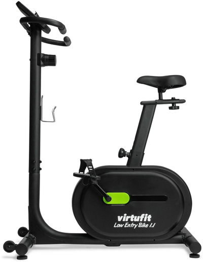 Biçikletë stërvitje VirtuFit Low Entry 1.0 për në shpi, trup kompakt, gri