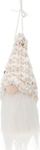 Varëse zbukuruese Home Styling Collection Santa Claus, 11cm, me shkëlqim, e bardhë